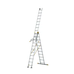 DRABEST INDUSTRIAL ALUMINUM LADDER 3X11 MAX 