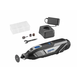 Dremel 8240-5 cordless rotary head multi-machine 12 V | 5000 to 35000 RPM | 3,2 mm | 1 x 2 Ah battery + charger