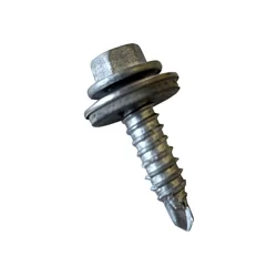 Drilling screw with hexagon head and sealing washer, 6,3x25 mm