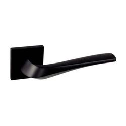 Дръжка за врата с разделна планка Domino Adel slim black ADEL -QRS