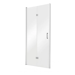 Drzwi prysznicowe Besco Exo-H 80 cm łamane - dodatkowo 5% RABATU na kod BESCO5