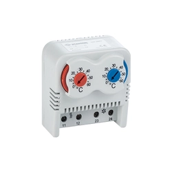 Dual cooling-heating thermostat, 0÷60 °C, 10A, 250VAC PTHVT