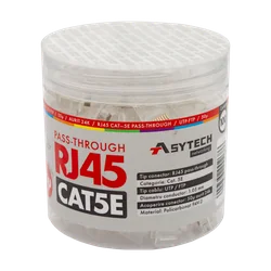 Dugó RJ-45 UTP Cat.5e EZ Passthrough, 50u (100 db) RJ45-CAT5E-EZ-50U-JAR