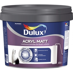 Dulux Acryl Matt emulsijas krāsa 10 l balta