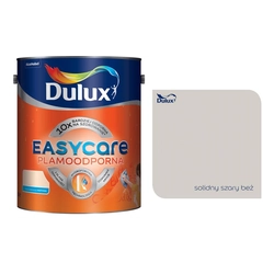Dulux EasyCare плътна сива бежова боя 5 l
