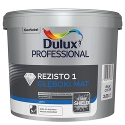 Dulux Rezisto latex emulsion for walls and ceilings 1 deep matt transparent base 2,03l