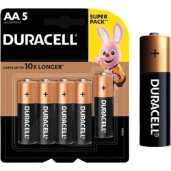 Duracell DURACELL АЛКАЛНА AAA БАТЕРИЯ LR3 1.5V 5 БР.