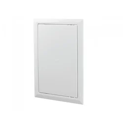 D&V WPD inspection door 150x150 white plastic