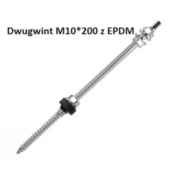 Dvigubas sriegis M10*200 pagamintas iš EPDM