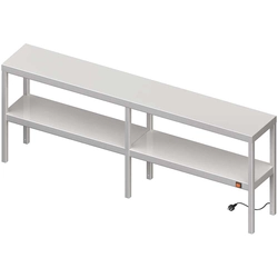 Dvojitý predlžovací stolový ohrev 1600x400x700 mm