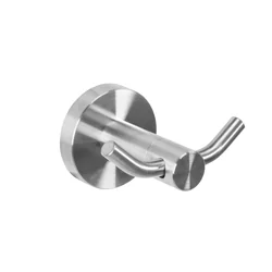 Dvojramenný kúpeľňový vešiak 332914 MIST 02 Brushed Nickel