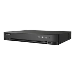 DVR 4K, 8 canale, AcuSense, 2 x HDD, audio over coaxial, Smart Playback, Alarma - HIKVISION iDS-7208HTHI-M2-SA