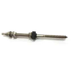 DW-10-300-B - Double thread screw without washer M10 x 300 A2