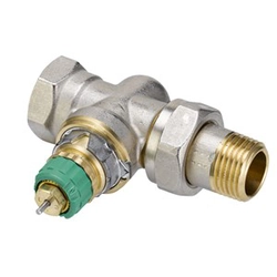 Dynamic thermostatic valve Danfoss, RA-DV flat DN15