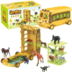 Dyreparkløvebus med 12 dyr