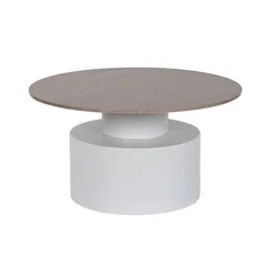 Home table ESPRIT Metal Wood MDF 80 x 80 x 42 cm