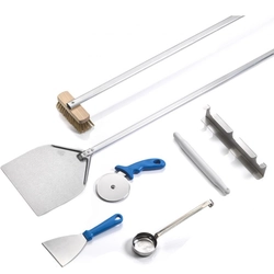 Set of accessories for pizza tools shovel brush knife 7 pcs.