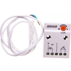 Orno Twilight sensor with external probe 2300W 2-100lx IP65/IP20 white (OR-CR-233)