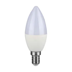 E14 LED крушки - Свещ - Samsung - IP20 - Бяло - 4.5W - 470 Лумени - 3000K - 5 Години