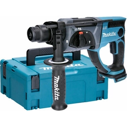 Makita DHR202ZJ cordless hammer drill 18 V | 2 J | In concrete 20 mm | 3,2 kg | Carbon brush | Without battery and charger | in MakPac
