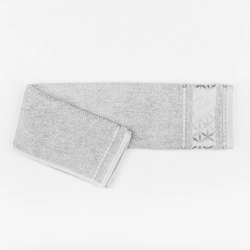Domácí ručník stříbrné barvy, rozměr 70x140 cm PAOLA