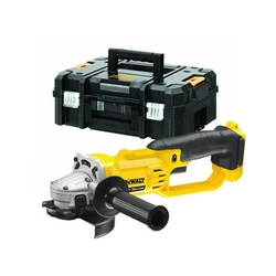 DeWalt DCG412NT-XJ cordless angle grinder 18 V | 125 mm | 7000 RPM | Carbon brush | Without battery and charger | TSTAK in a suitcase