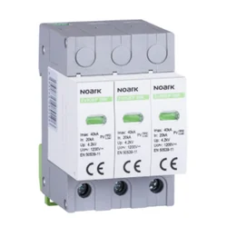 Noark DC surge arrester SPD Ex9UEP, Class 1+2, In=6,25kA, 1000 V DC, 3MU