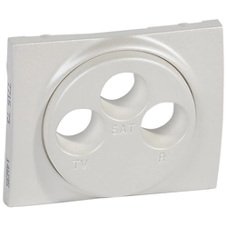 Insert/cover for communication technology Legrand 771573 Cream white (electro white) Plastic IP21