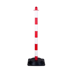 Plastic stand with rubber base