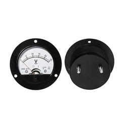 Analog meter round voltmeter 25V