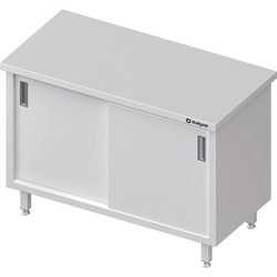 Central, pass-through table with sliding doors 1700x700x850 mm
