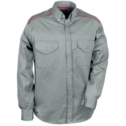 Work shirt COFRA EASY Color: Grey, Size: 4XL