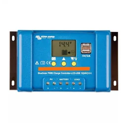 Charge controller VICTRON ENERGY BlueSolar PWM-LCD&USB 12/24V - 30A (SCC010030050)