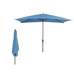 Standing garden umbrella, 2x3 m, blue