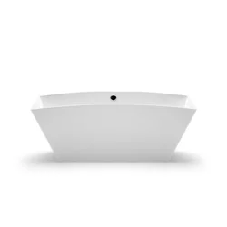 Stone bath Aura Ondina 1 white, 169x80 cm, with overflow