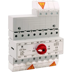 Spamel Network-generator switch 63A 3P+N N pole non-disconnectable (PRZK-3063NW01)