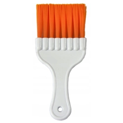 Brush for cleaning air conditioning fins and heat pumps