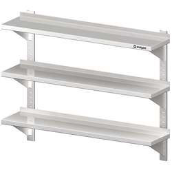 Hanging shelf, adjustable, triple 1200x400x930 mm