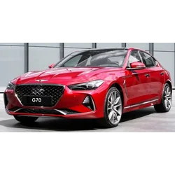 HYUNDAI GENESIS G70 SEDAN - CHROME strips on chrome side doors