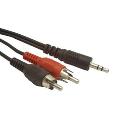 Gembird 3.5 & quot; Jack - 2x RCA converter cable 1.5m (CCA-458)