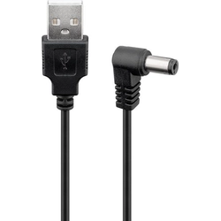USB power cable - DC plug 5.5x2.5 Goobay 1m