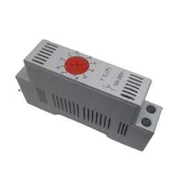 Rail thermostat 1 NC contact module for heating resistance control -10-+80°C 10(2)A