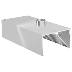 Kitchen cooker hood 440x140 wall box | Polgast