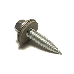 Self-tapping sheet metal screw with head M6*25mm washer. 16 made of EPDM