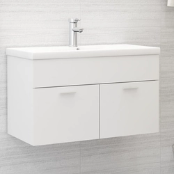 Lumarko Sink cabinet, white, 80x38.5x46 cm, chipboard