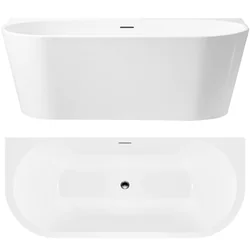 CAPRI Wall Acrylic Bathtub 170cm