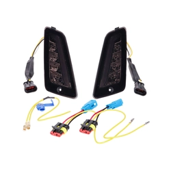 Front LED indicator set for smoke gray Vespa GT, GTL, GTV, GTS 125-300