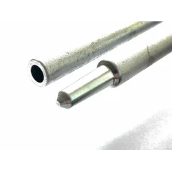 Earthing pin earthing lightning protection earthing 1,5m without connector galvanized photovoltaics PV Steel earthing V2A/A304