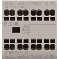 Eaton Auxiliary contact module 4-biegunowe 16A 4Z front mounting Push-In spring terminals 199317
