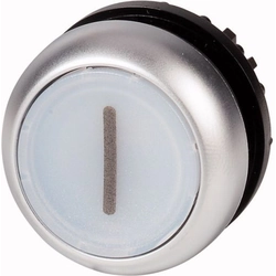 Eaton Button -asema valkoinen I taustavalolla ilman palautusta M22-DRL-W-X1 (216963)